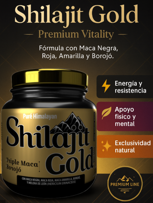 Shilajit Gold y Magnesio Glicinato con B