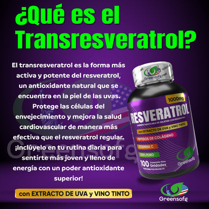 RESVERATROL CON INVIMA GREENSOFG