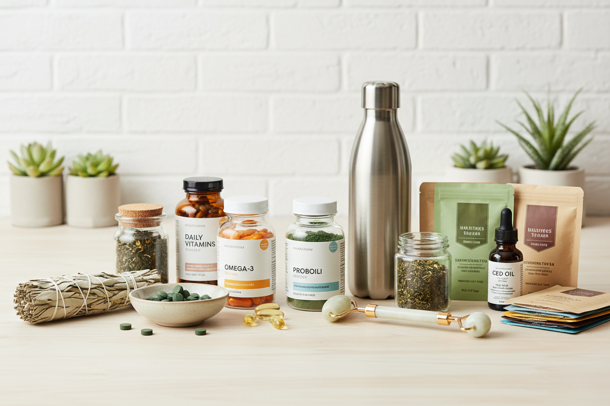 Varios productos de salud